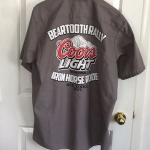 Coors Light Beartooth Rally shop shirt XL